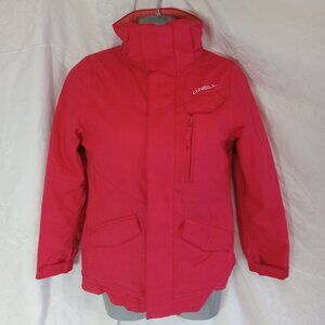 O'Neill Escape Series Size 8 Child Snow Jacket Coat Red Winter Ski Snowboard